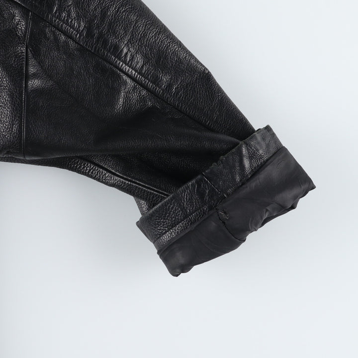 OAKWOOD Padded Leather Car Coat Men's XXL Size / eaa520618