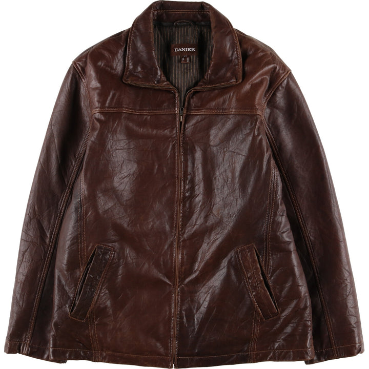 DANIER Swing Top Type Leather Blouson Men's M Size /eaa520621