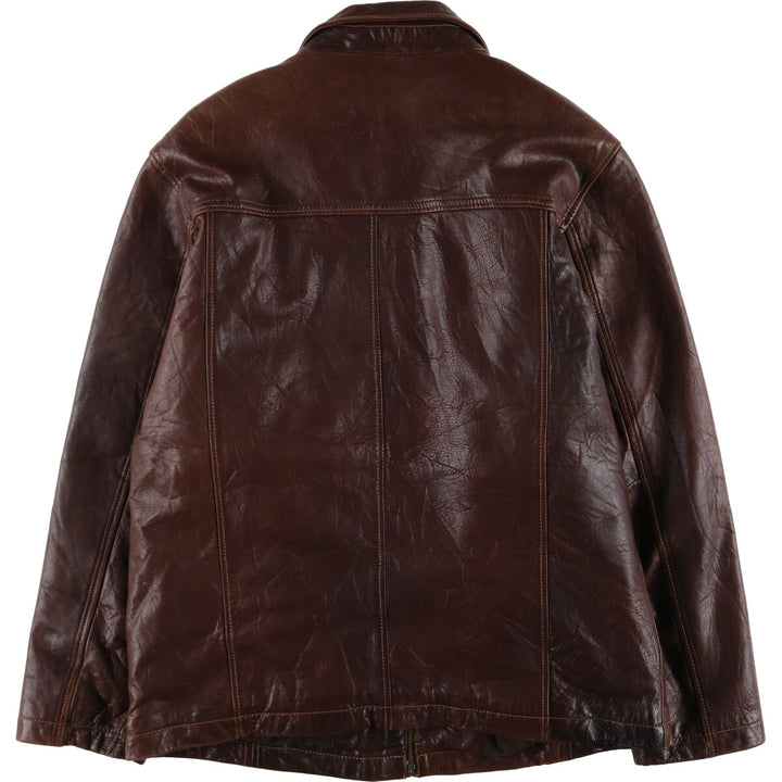 DANIER Swing Top Type Leather Blouson Men's M Size /eaa520621