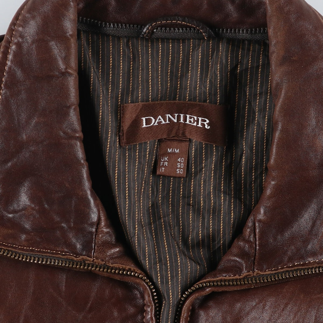DANIER Swing Top Type Leather Blouson Men's M Size /eaa520621