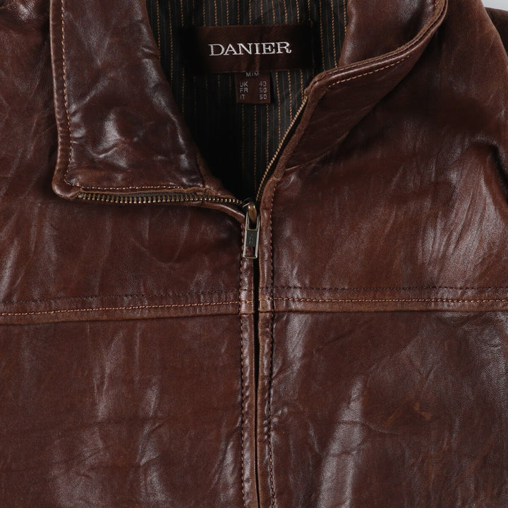 DANIER Swing Top Type Leather Blouson Men's M Size /eaa520621