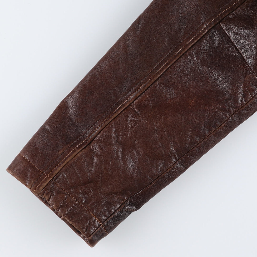 DANIER Swing Top Type Leather Blouson Men's M Size /eaa520621