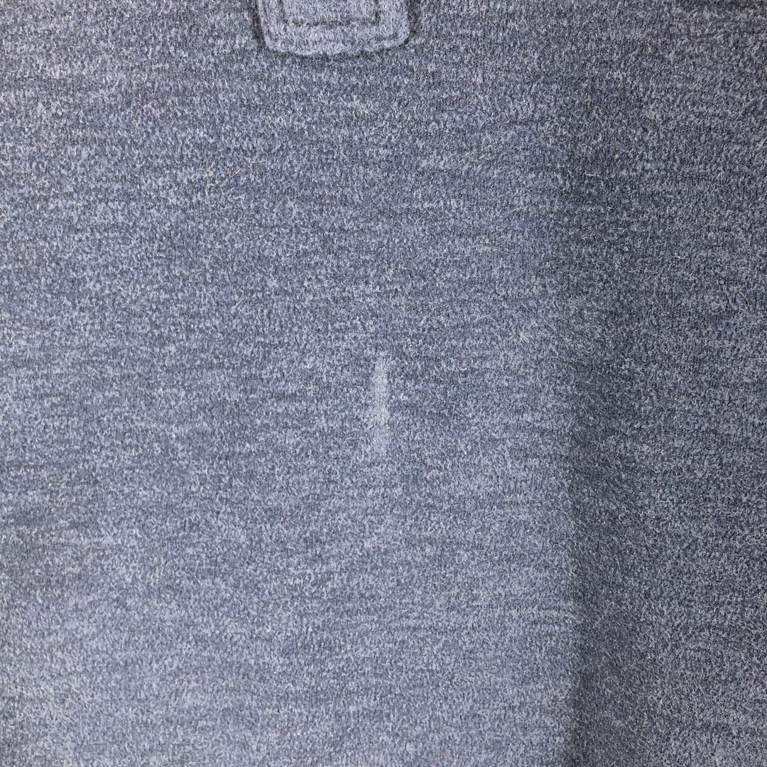 Ralph Lauren POLO by Ralph Lauren long sleeve polo shirt, men's size L cotton navy blue type Vintage Second Hand