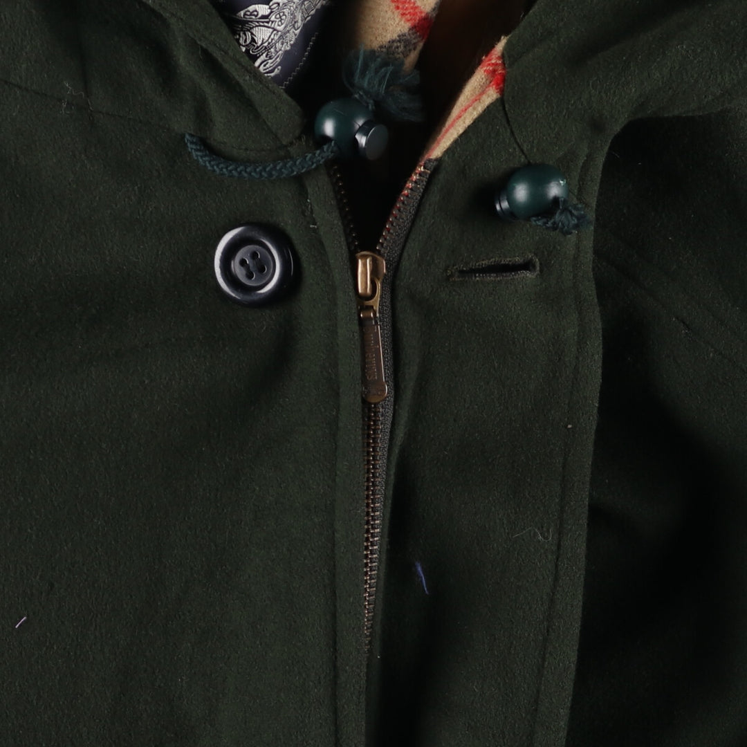 Burberry's hooded wool half coat, men's size L / eaa520677