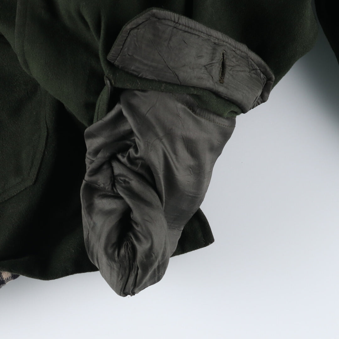 Burberry's hooded wool half coat, men's size L / eaa520677