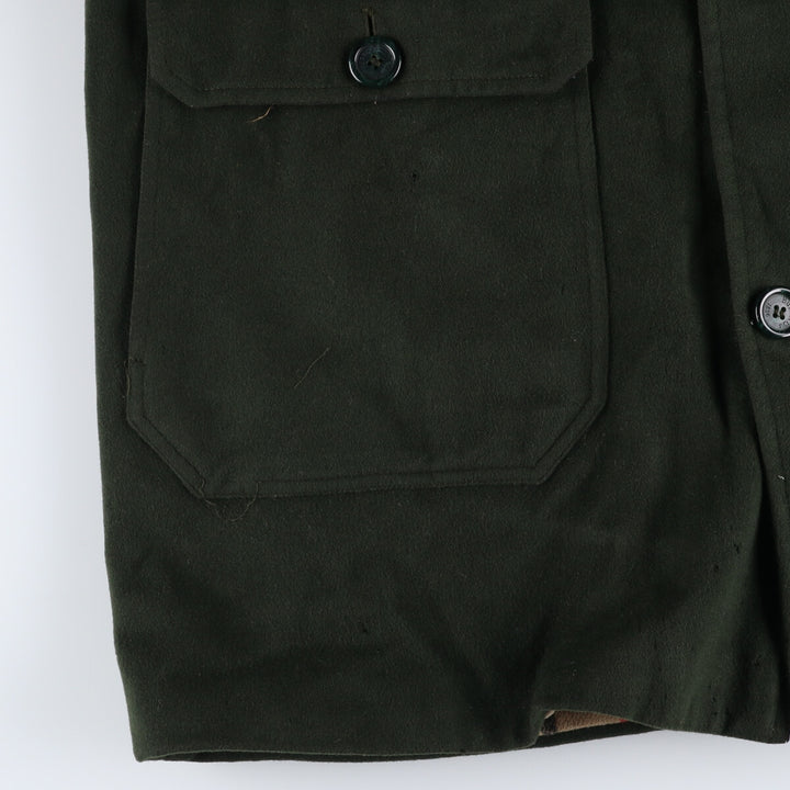 Burberry's hooded wool half coat, men's size L / eaa520677