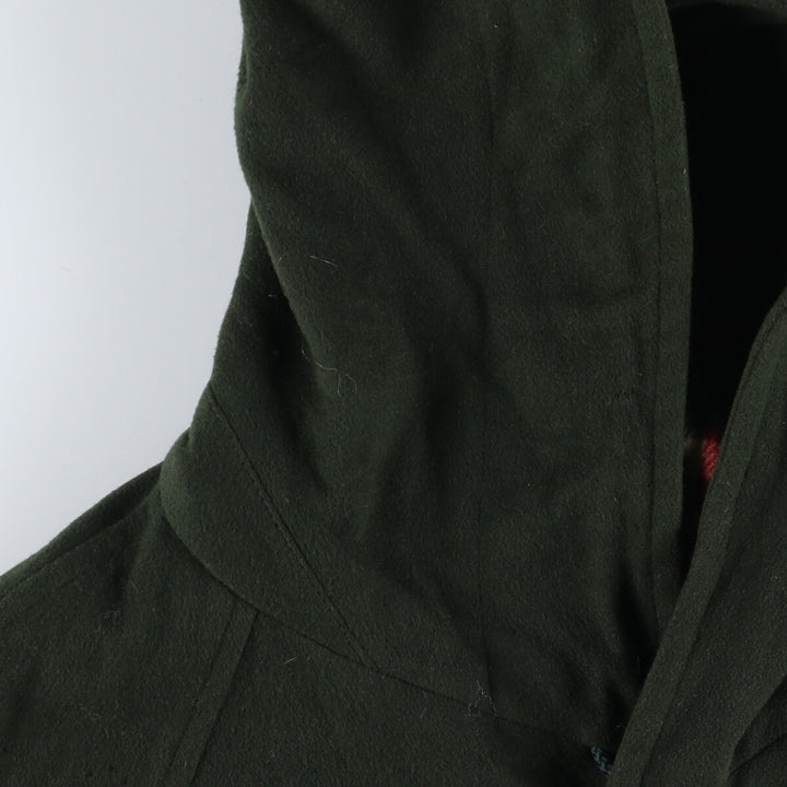 Burberry's hooded wool half coat, men's size L / eaa520677