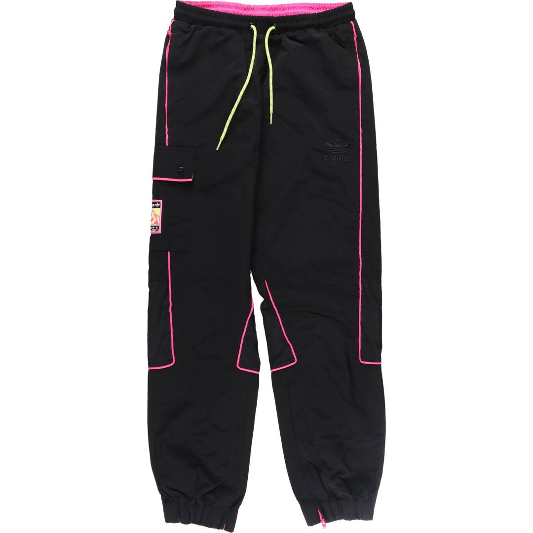 Adidas Originals Warm-Up Pants, Nylon, Shaka Shaka Pants, Women's Size Small polyester black type Vintage Second Hand
