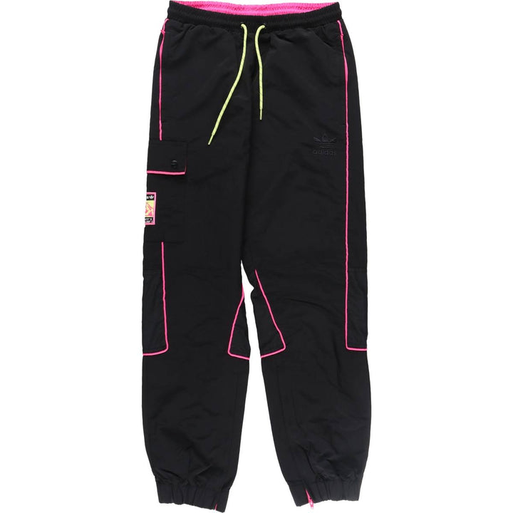 Adidas Originals Warm-Up Pants, Nylon, Shaka Shaka Pants, Women's Size Small polyester black type Vintage Second Hand