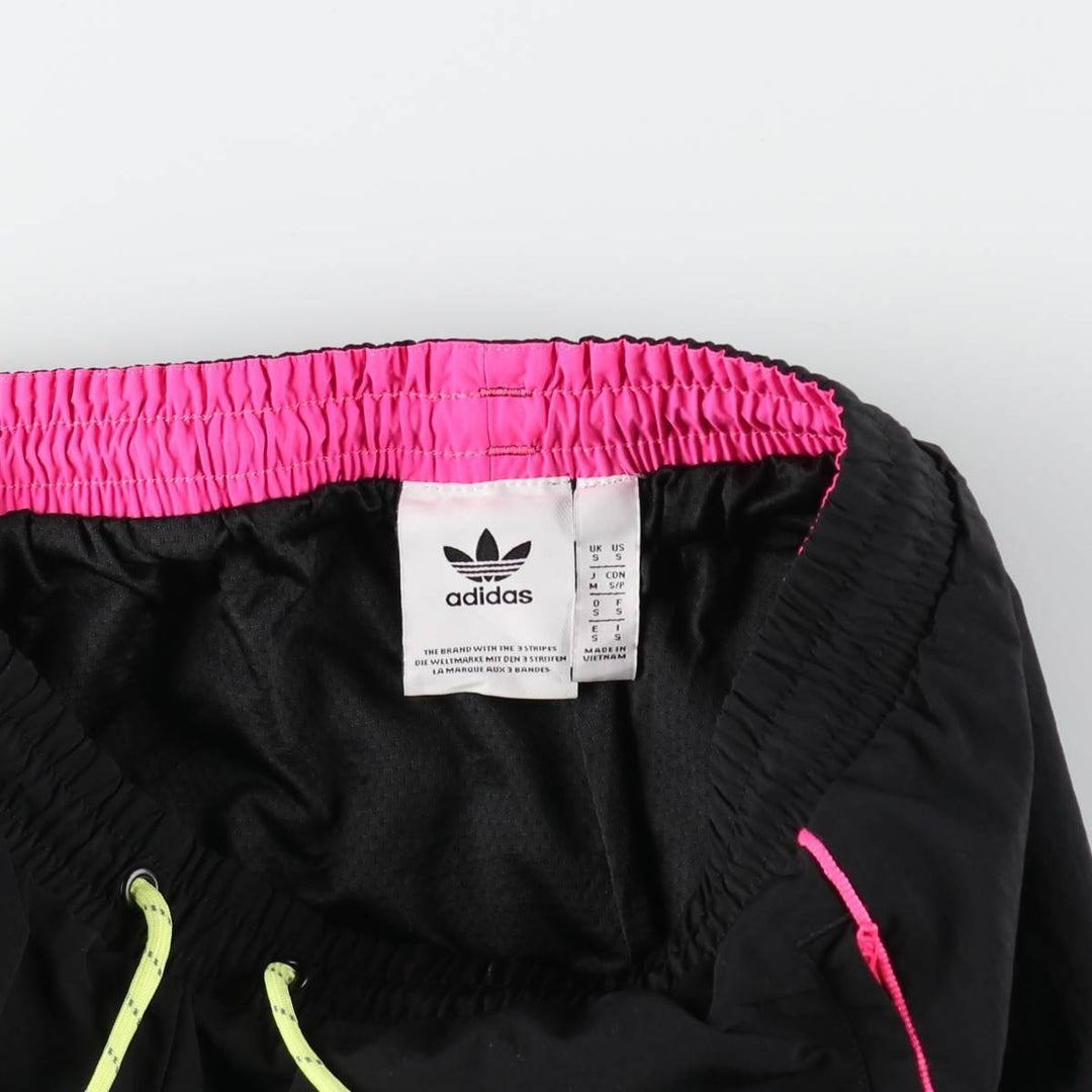 Adidas Originals Warm-Up Pants, Nylon, Shaka Shaka Pants, Women's Size Small polyester black type Vintage Second Hand