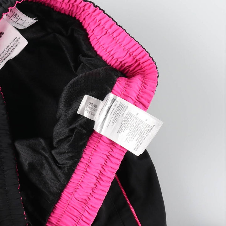 Adidas Originals Warm-Up Pants, Nylon, Shaka Shaka Pants, Women's Size Small polyester black type Vintage Second Hand