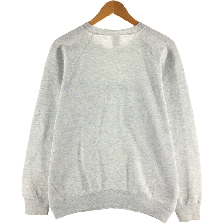 90'S Fruit of the Loom printed sweatshirt, made in the USA, men's XL size, vintage cotton gray type Vintage Second Hand