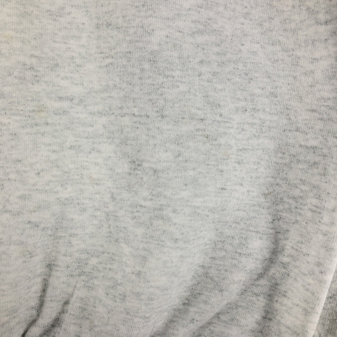 90'S Fruit of the Loom printed sweatshirt, made in the USA, men's XL size, vintage cotton gray type Vintage Second Hand