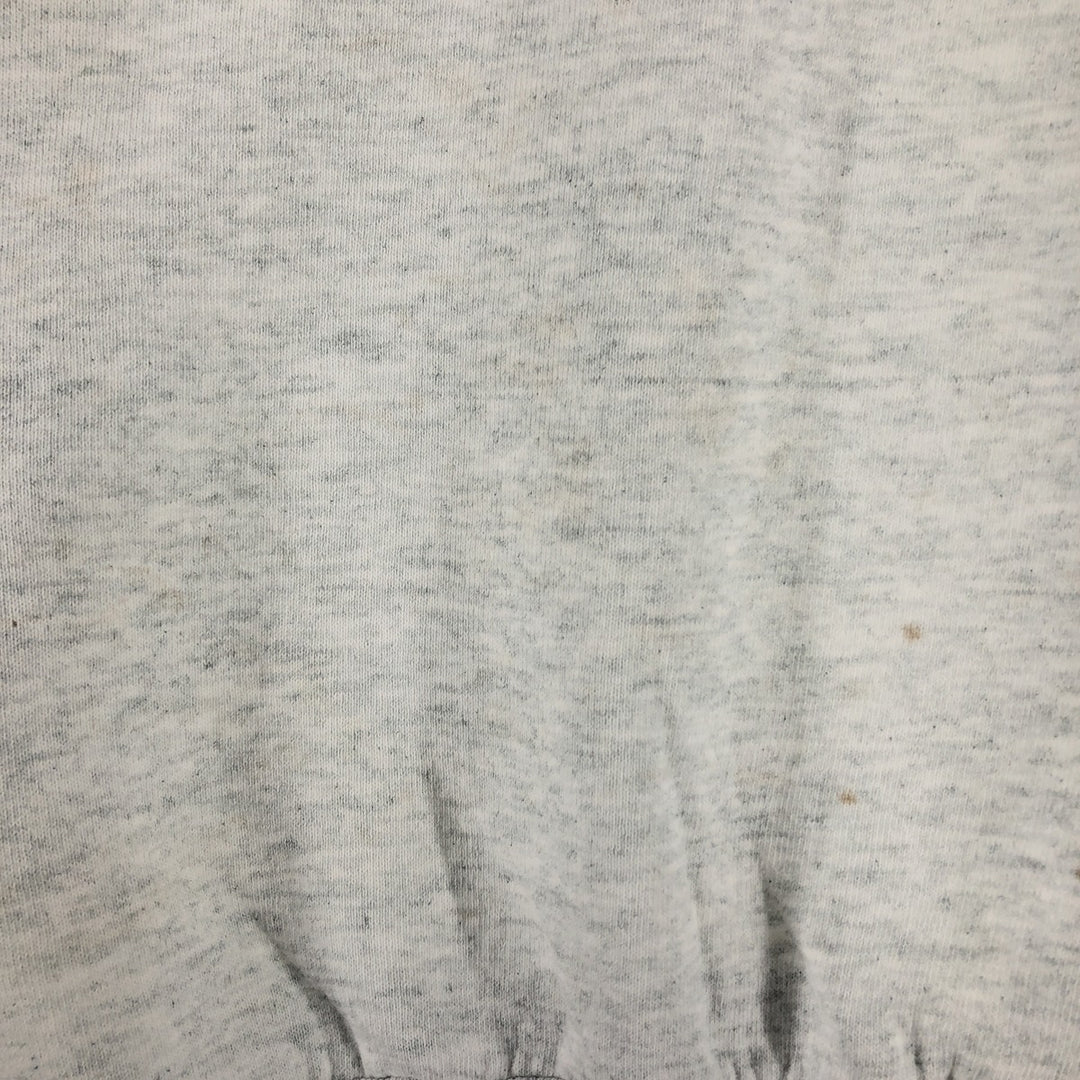 90'S Fruit of the Loom printed sweatshirt, made in the USA, men's XL size, vintage cotton gray type Vintage Second Hand