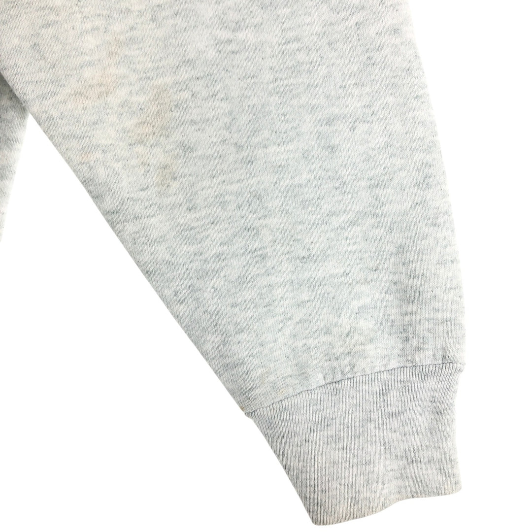 90'S Fruit of the Loom printed sweatshirt, made in the USA, men's XL size, vintage cotton gray type Vintage Second Hand