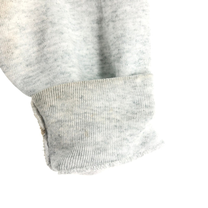 90'S Fruit of the Loom printed sweatshirt, made in the USA, men's XL size, vintage cotton gray type Vintage Second Hand