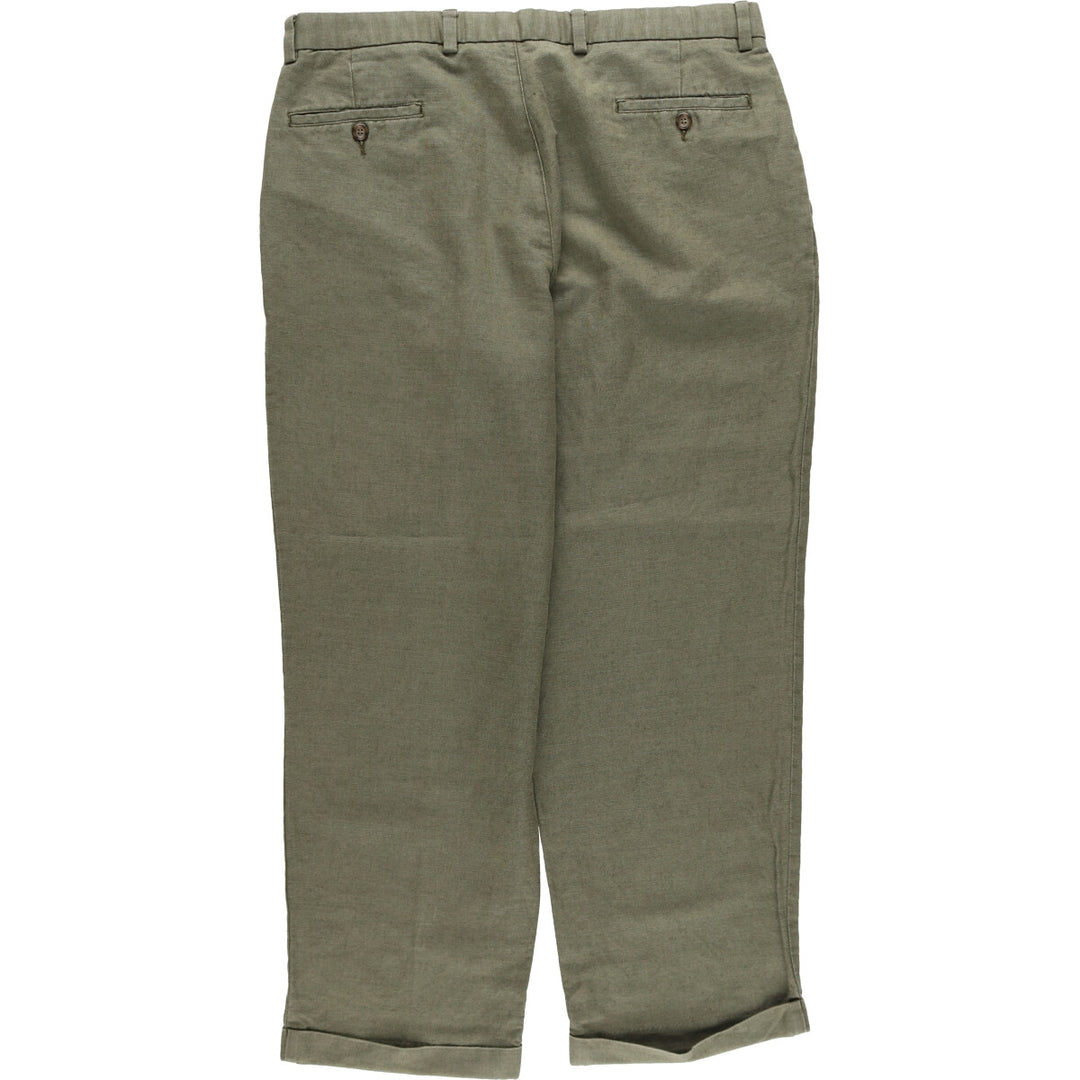 00'S Dockers DOCKERS PREMIUM Two-pleat linen pants slacks for men, size W36 / eaa520740