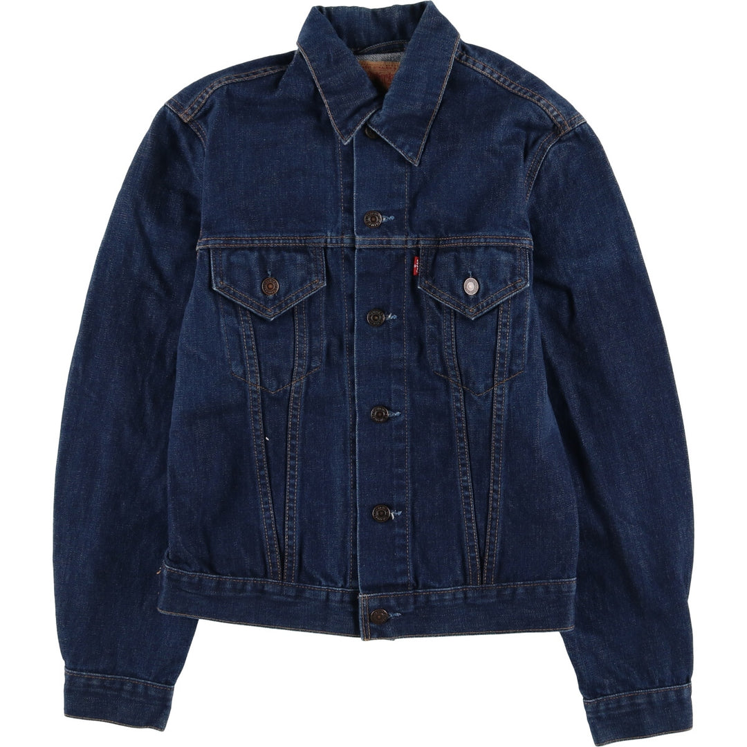 Dark navy blue Levi's 70500 04 Euro model denim jacket, denim jacket, men's size M /eaa520804