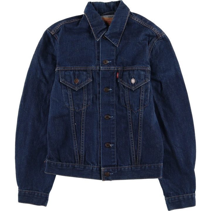 Dark navy blue Levi's 70500 04 Euro model denim jacket, denim jacket, men's size M /eaa520804
