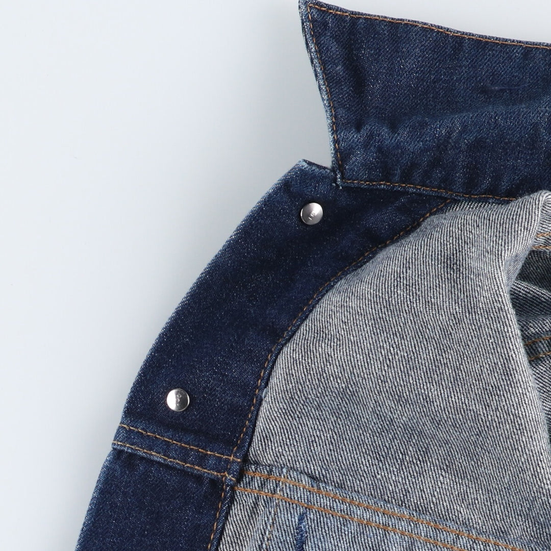 Dark navy blue Levi's 70500 04 Euro model denim jacket, denim jacket, men's size M /eaa520804