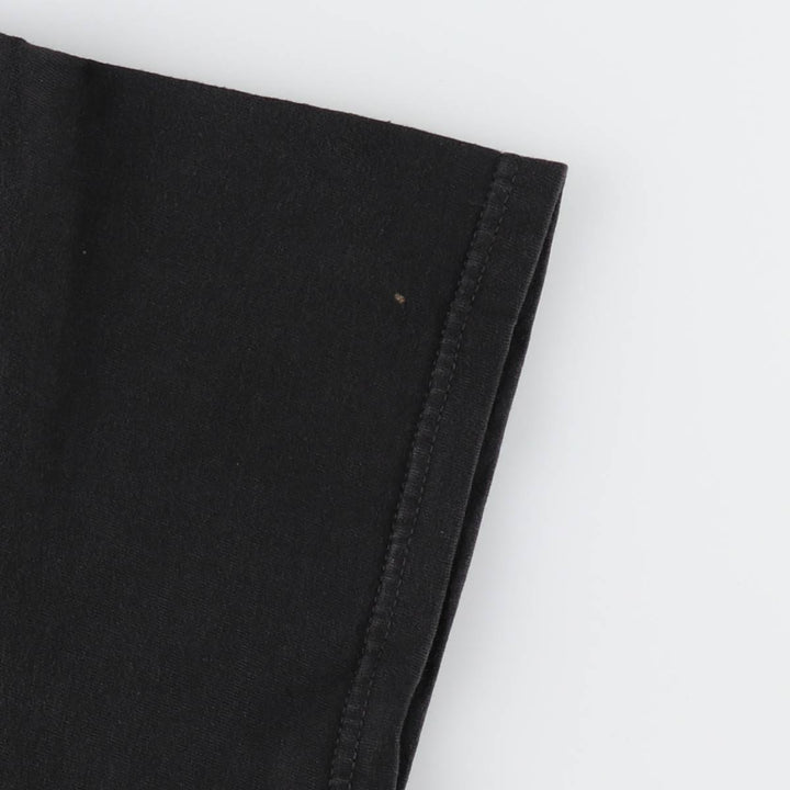 00'S Harley-Davidson Hanes Eagle Pattern Motorcycle Bike T-shirt Made in USA Men's L size cotton black type Vintage Second Hand