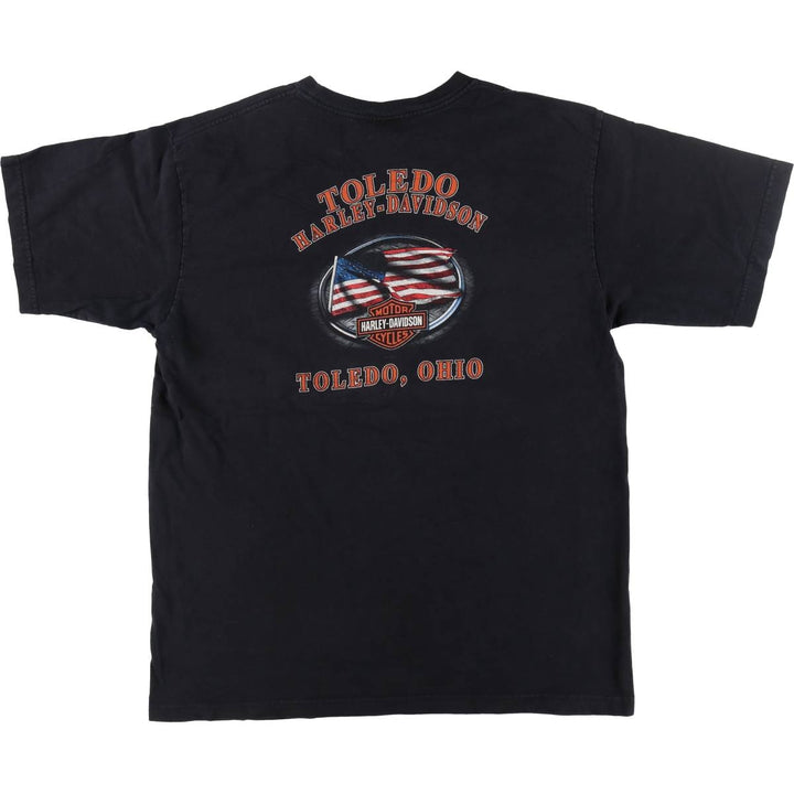 00'S Harley-Davidson Motorcycle Bike T-shirt Made in USA Men's XL /eaa520852