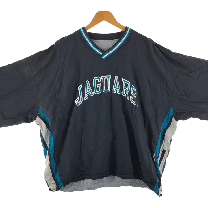 Starter NFL Jacksonville Jaguars Reversible Warm-Up Pullover, Men's XXL Nylon black type Vintage Second Hand