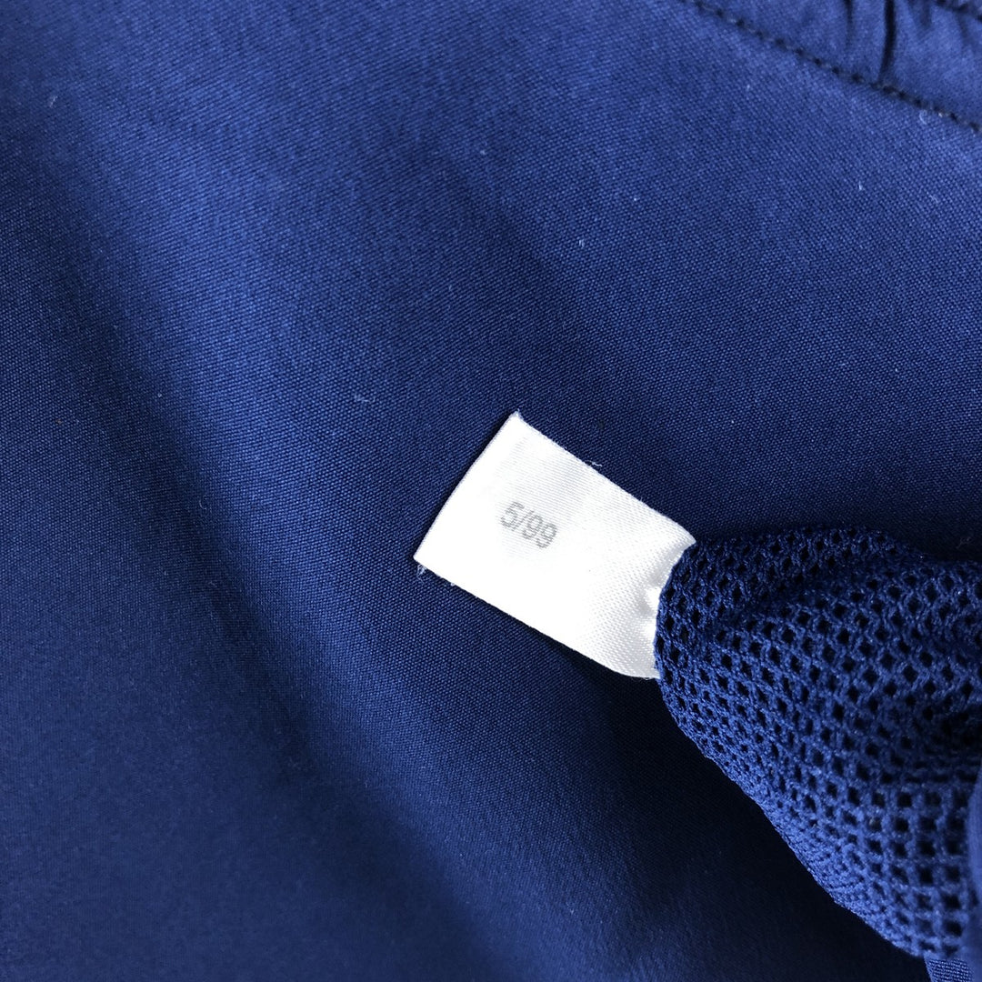 Vintage 90'S adidas V-neck warm-up pullover, size M, men's polyester navy blue type Vintage Second Hand