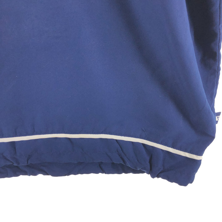 Vintage 90'S adidas V-neck warm-up pullover, size M, men's polyester navy blue type Vintage Second Hand