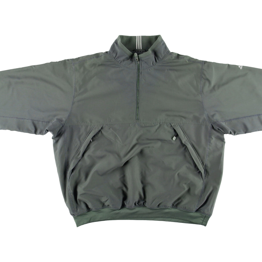 00'S adidas CLIMA SHELL WIND half zip warm-up pullover men's XL equivalent /eaa520911