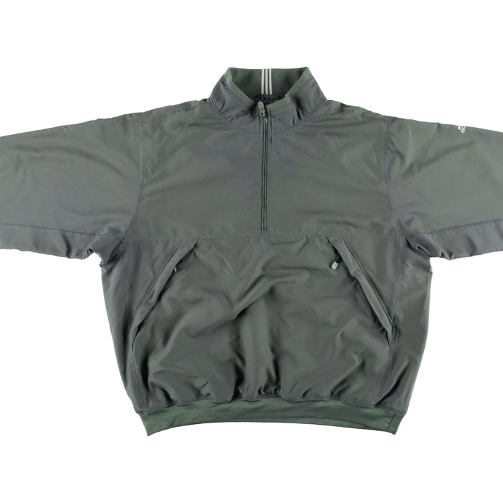 00'S adidas CLIMA SHELL WIND half zip warm-up pullover men's XL equivalent /eaa520911