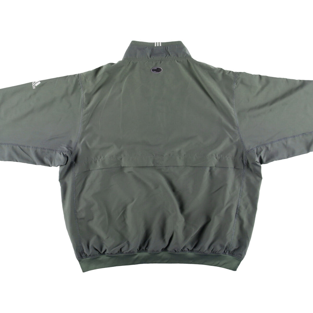 00'S adidas CLIMA SHELL WIND half zip warm-up pullover men's XL equivalent /eaa520911