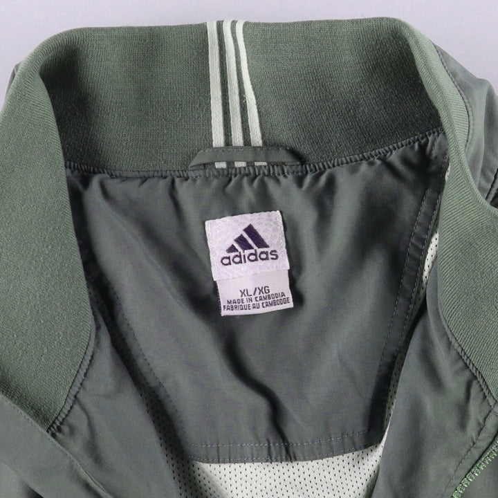 00'S adidas CLIMA SHELL WIND half zip warm-up pullover men's XL equivalent /eaa520911