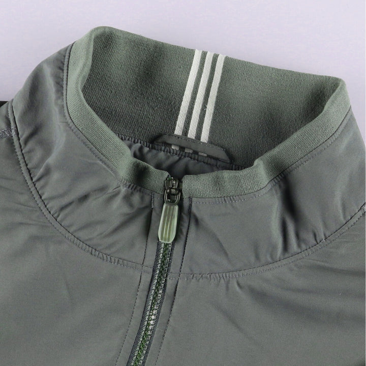 00'S adidas CLIMA SHELL WIND half zip warm-up pullover men's XL equivalent /eaa520911