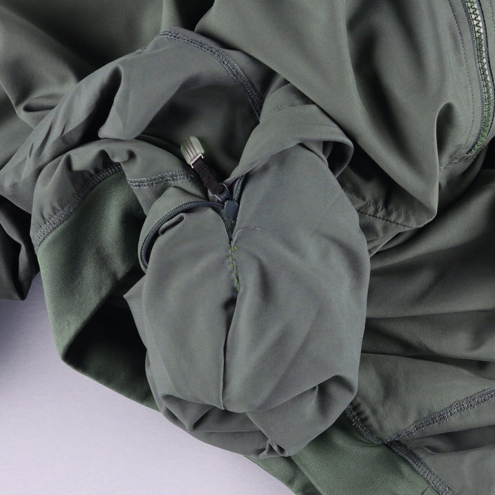 00'S adidas CLIMA SHELL WIND half zip warm-up pullover men's XL equivalent /eaa520911