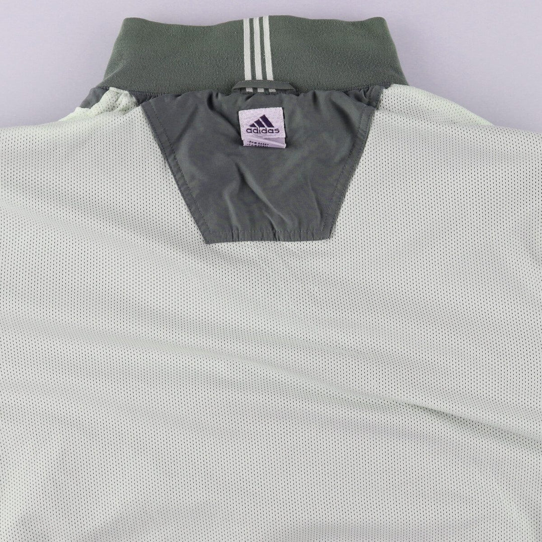 00'S adidas CLIMA SHELL WIND half zip warm-up pullover men's XL equivalent /eaa520911
