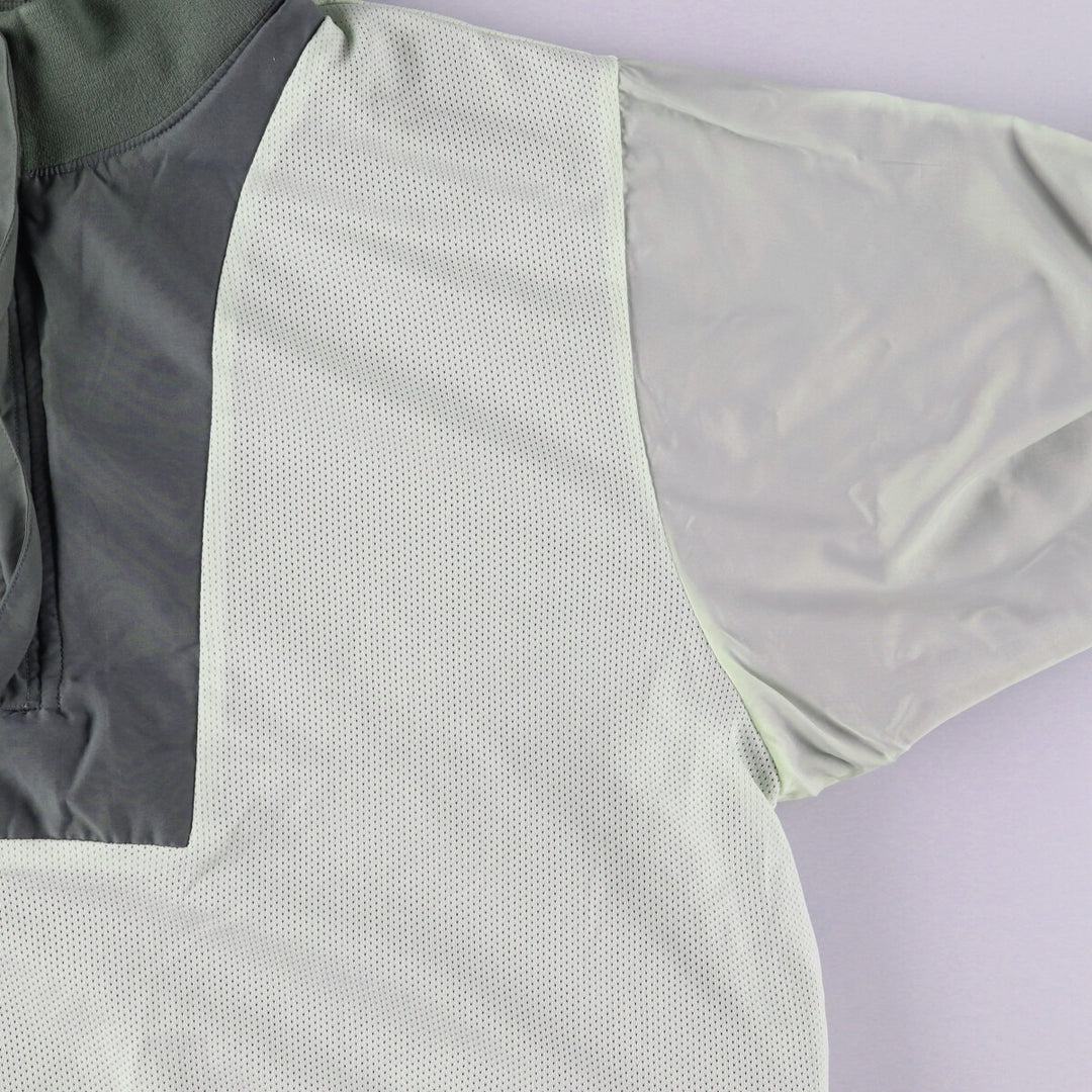 00'S adidas CLIMA SHELL WIND half zip warm-up pullover men's XL equivalent /eaa520911