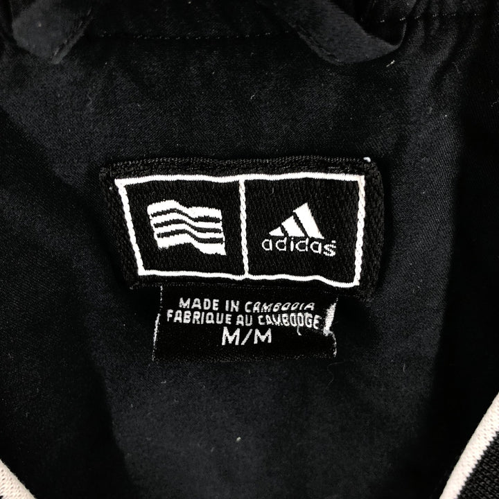 00'S Adidas Golf V-neck warm-up pullover, men's size M polyester black type Vintage Second Hand