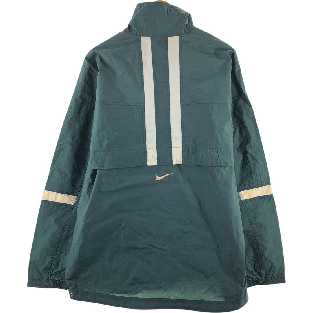 90'S Nike Anorak Jacket, Men's XL, Vintage Nylon green type Vintage Second Hand