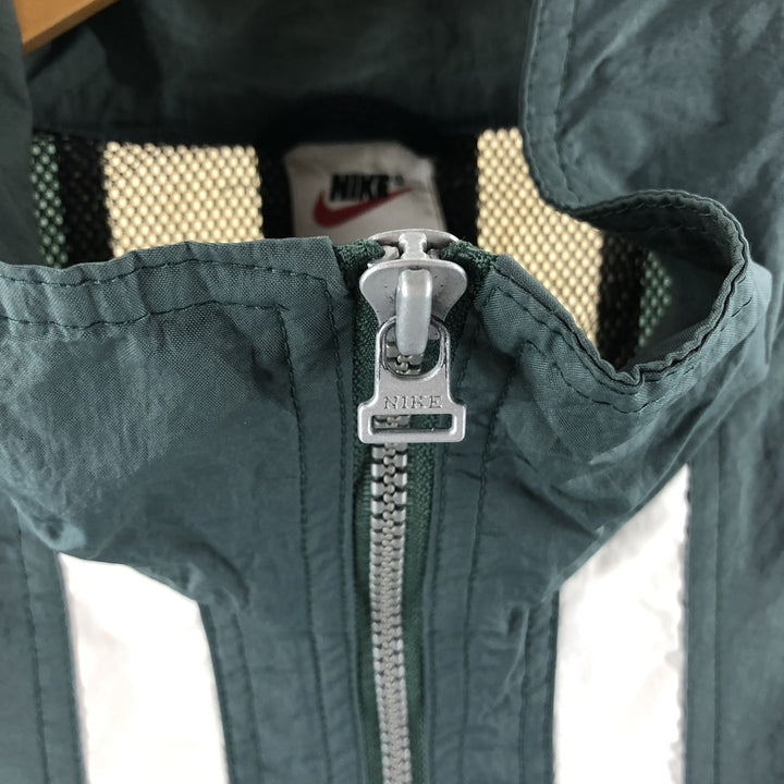 90'S Nike Anorak Jacket, Men's XL, Vintage Nylon green type Vintage Second Hand