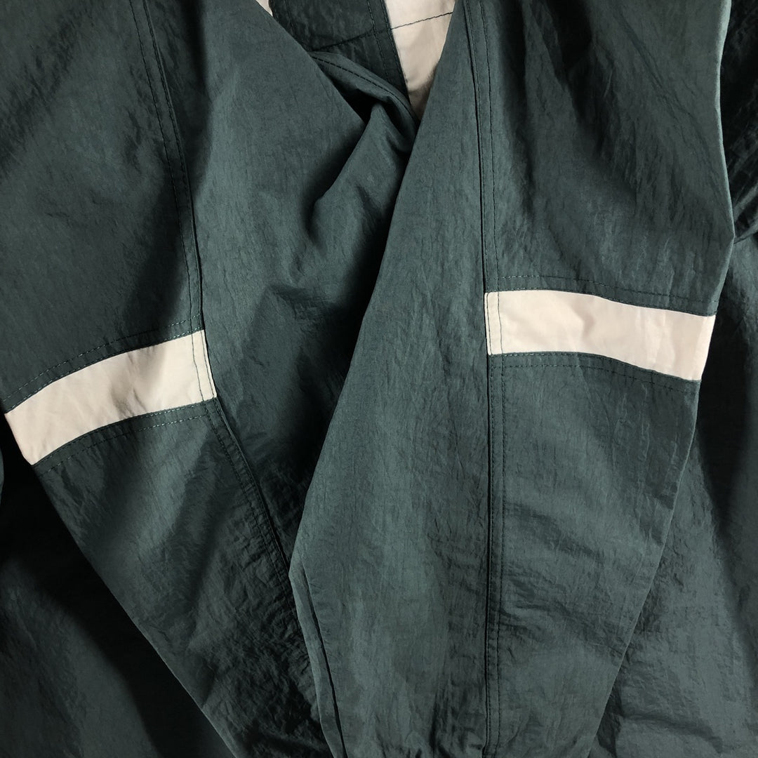 90'S Nike Anorak Jacket, Men's XL, Vintage Nylon green type Vintage Second Hand