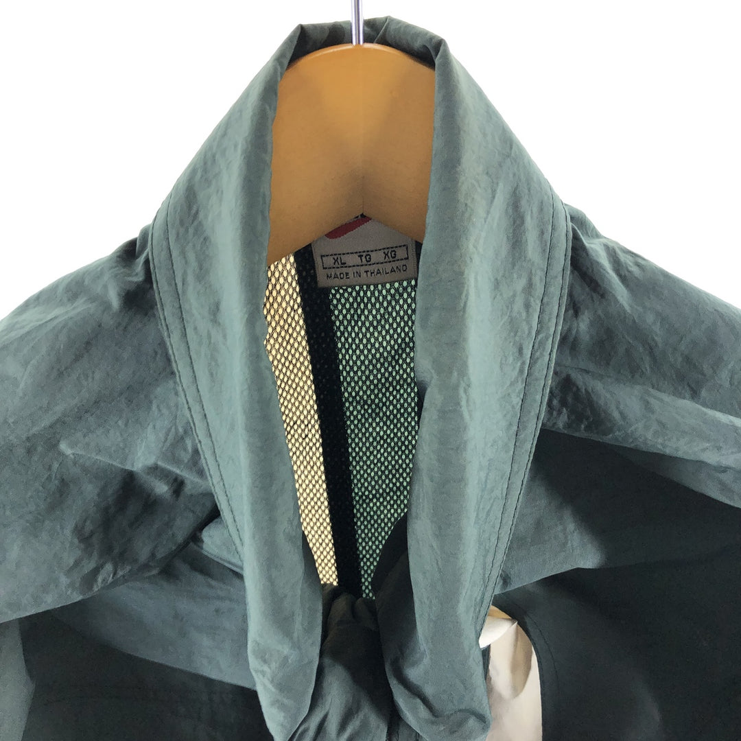90'S Nike Anorak Jacket, Men's XL, Vintage Nylon green type Vintage Second Hand