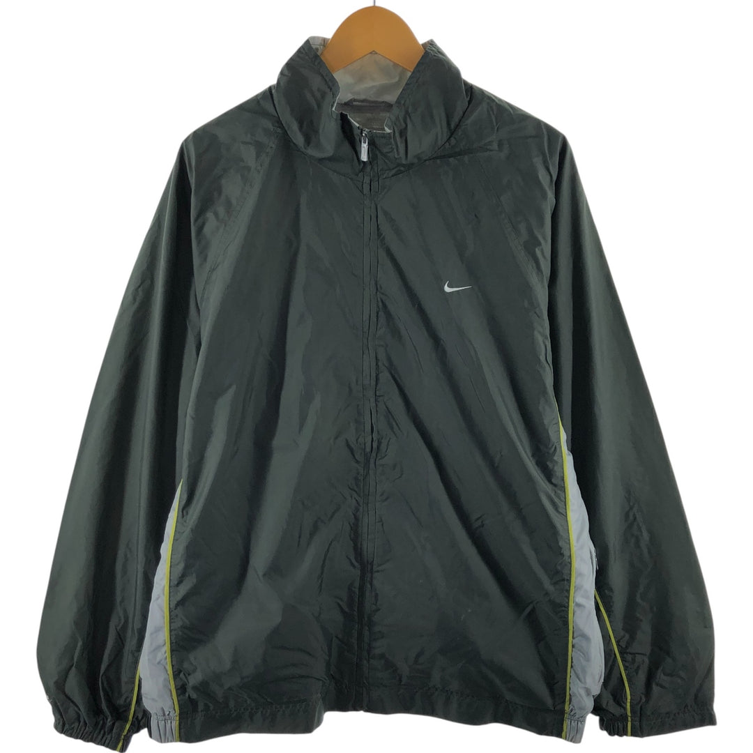 Nike NIKE Nylon Jacket Men's XL Size Vintage Nylon Khaki type Vintage Second Hand