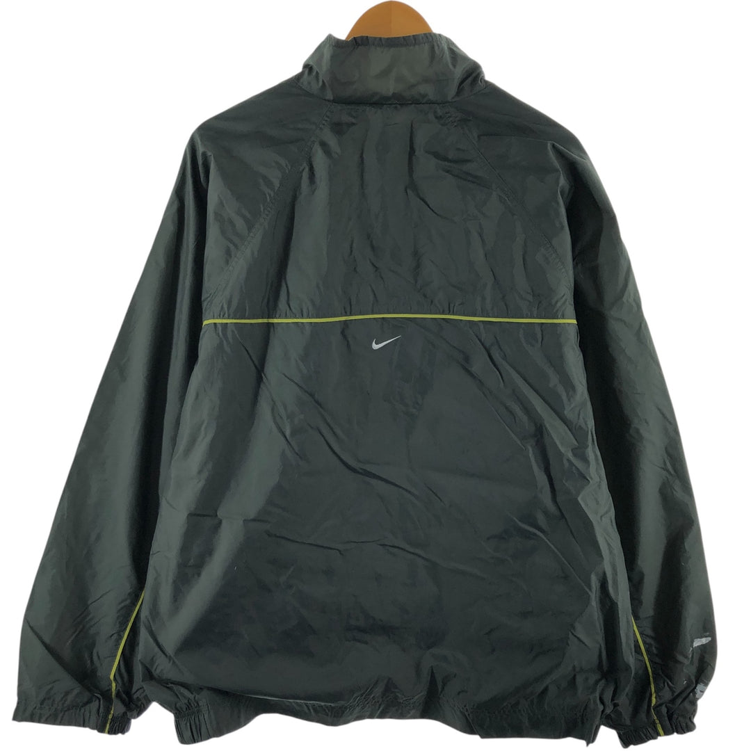 Nike NIKE Nylon Jacket Men's XL Size Vintage Nylon Khaki type Vintage Second Hand