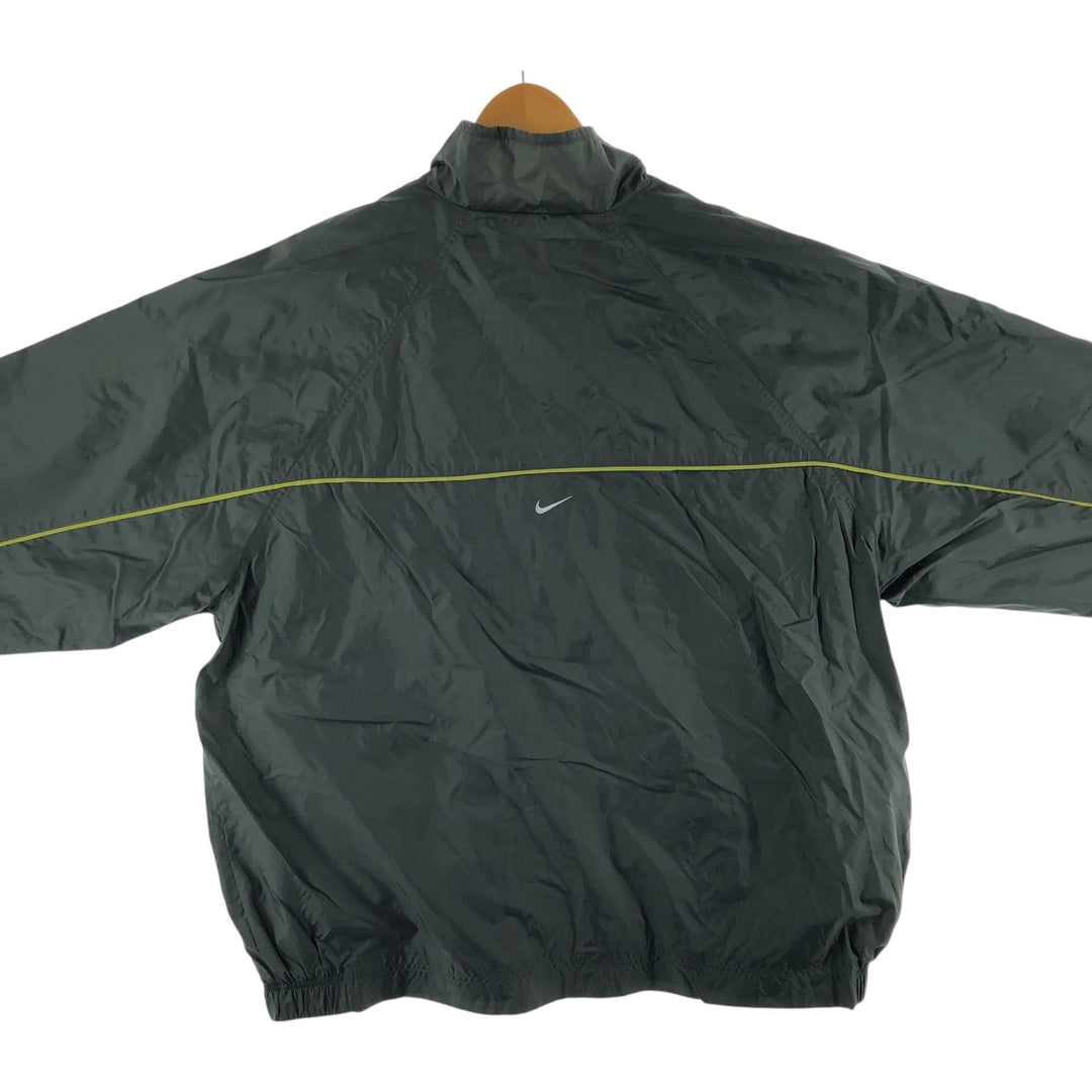 Nike NIKE Nylon Jacket Men's XL Size Vintage Nylon Khaki type Vintage Second Hand