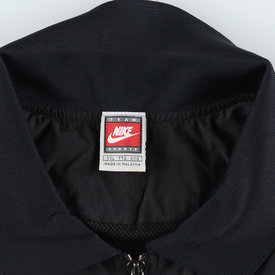 00'S Nike TEAM SPORTS OHIO STATE Ohio State University College Half Zip Nylon Pullover Men's XXL / eaa520957