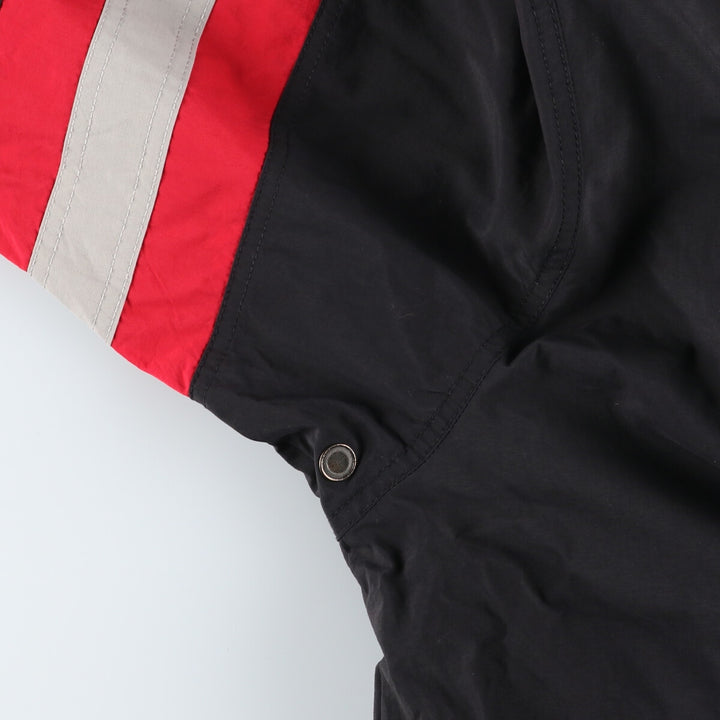 00'S Nike TEAM SPORTS OHIO STATE Ohio State University College Half Zip Nylon Pullover Men's XXL / eaa520957