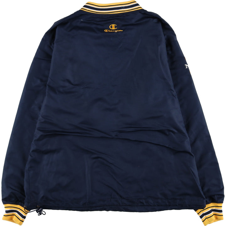 90'S Champion USNAVY V-neck warm-up pullover, men's XL equivalent, vintage /eaa520959