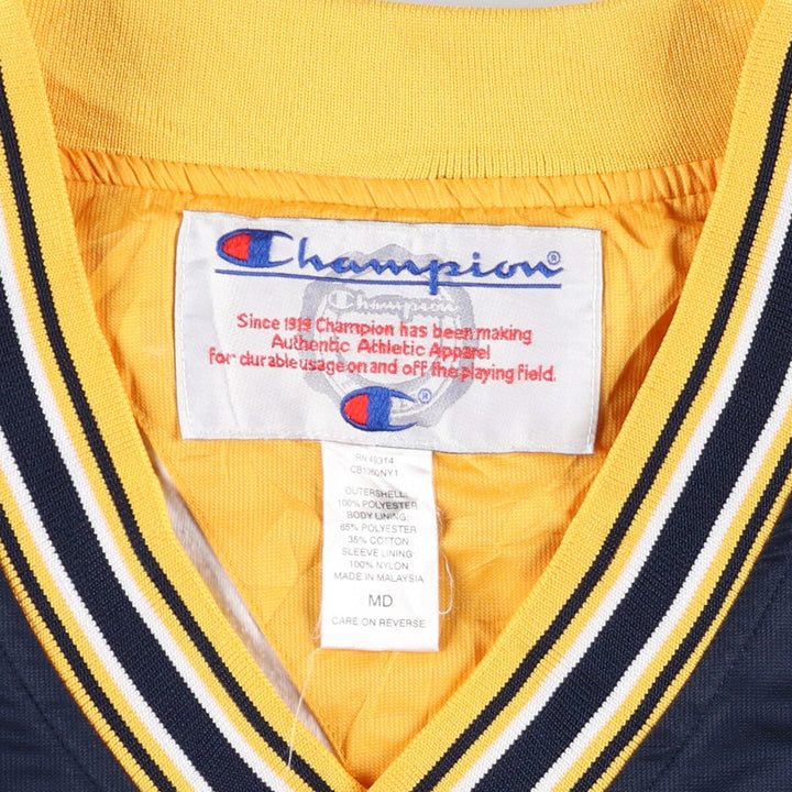90'S Champion USNAVY V-neck warm-up pullover, men's XL equivalent, vintage /eaa520959