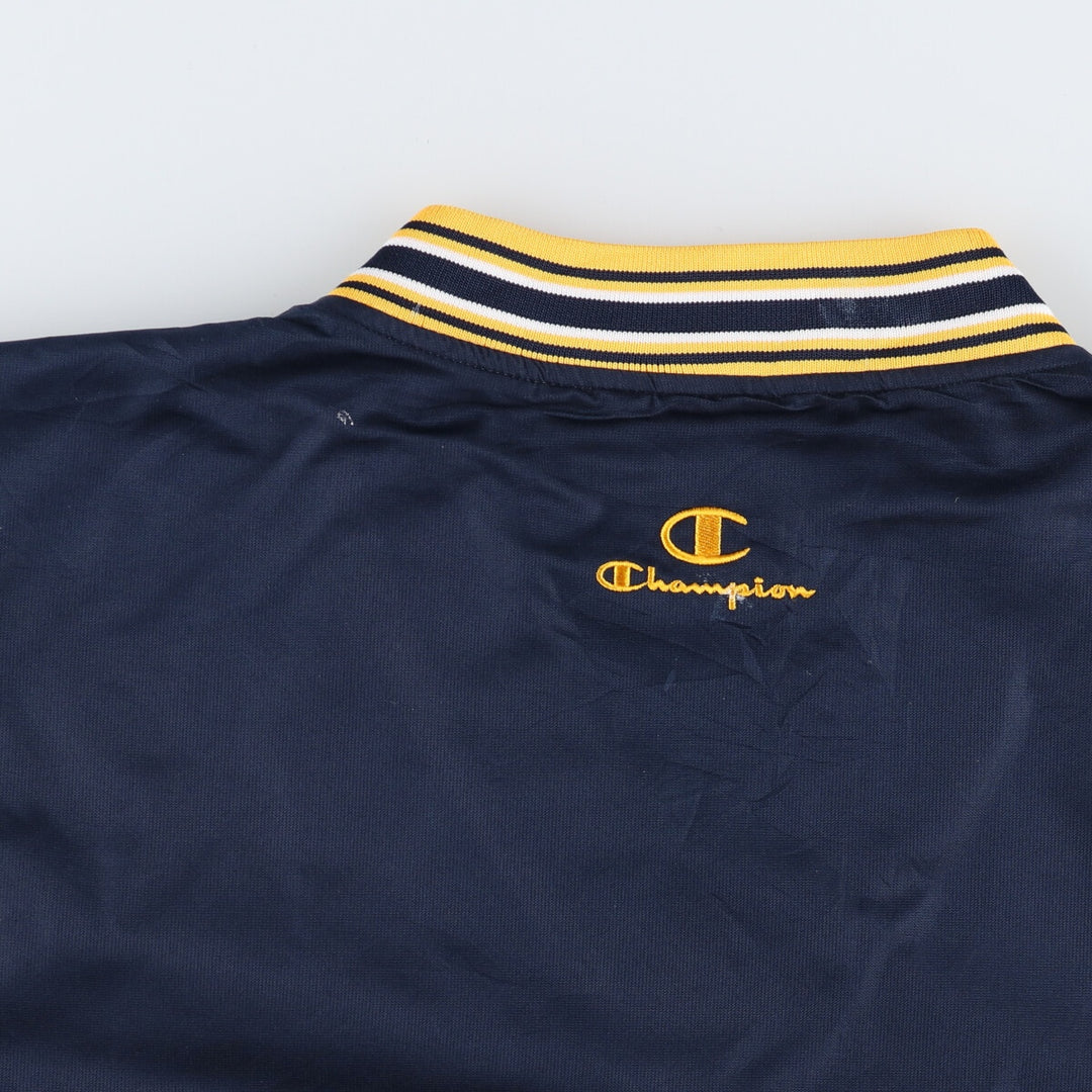 90'S Champion USNAVY V-neck warm-up pullover, men's XL equivalent, vintage /eaa520959